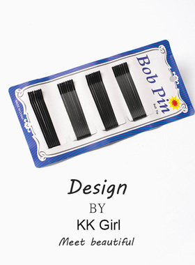 发夹发卡夹子头饰小卡子黑色一字夹饰品侧边刘海盘发顶夹碎发边夹