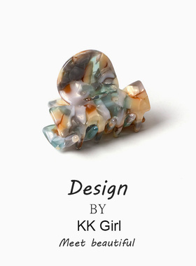 小号发夹女2026新款后脑勺盘发鲨鱼夹发量少半扎发高级感抓夹头饰