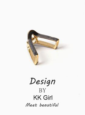 发夹女后脑勺网红少女简约风V型头发夹子刘海夹顶夹发卡发抓头饰