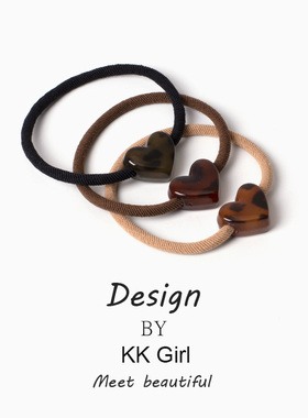 韩国高级感头绳2026年新款可爱女扎头发橡皮筋高马尾夏季皮套发圈