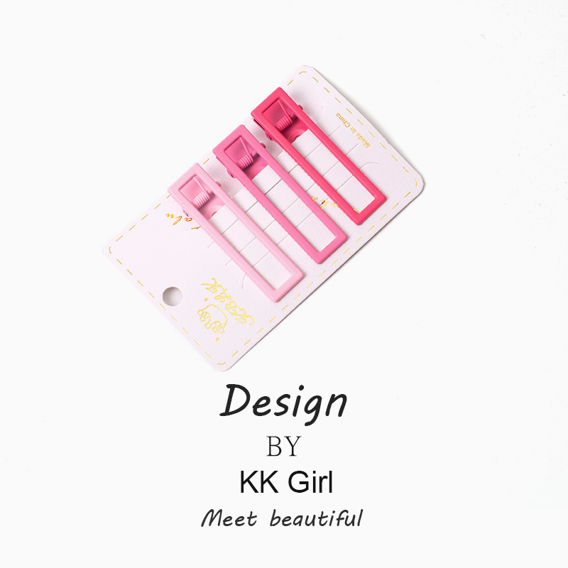 发夹侧边鸭嘴夏季彩色一字前额