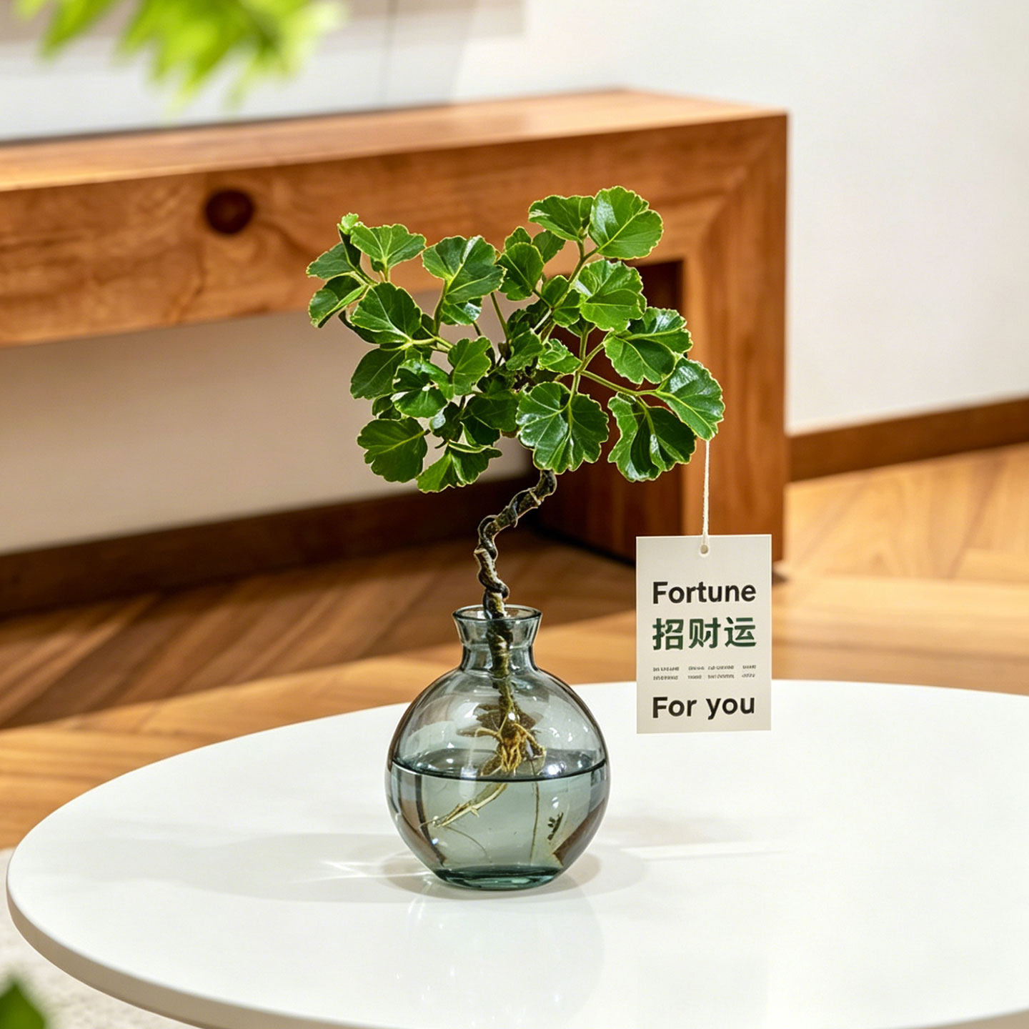 水培福禄桐室内好养招财盆栽
