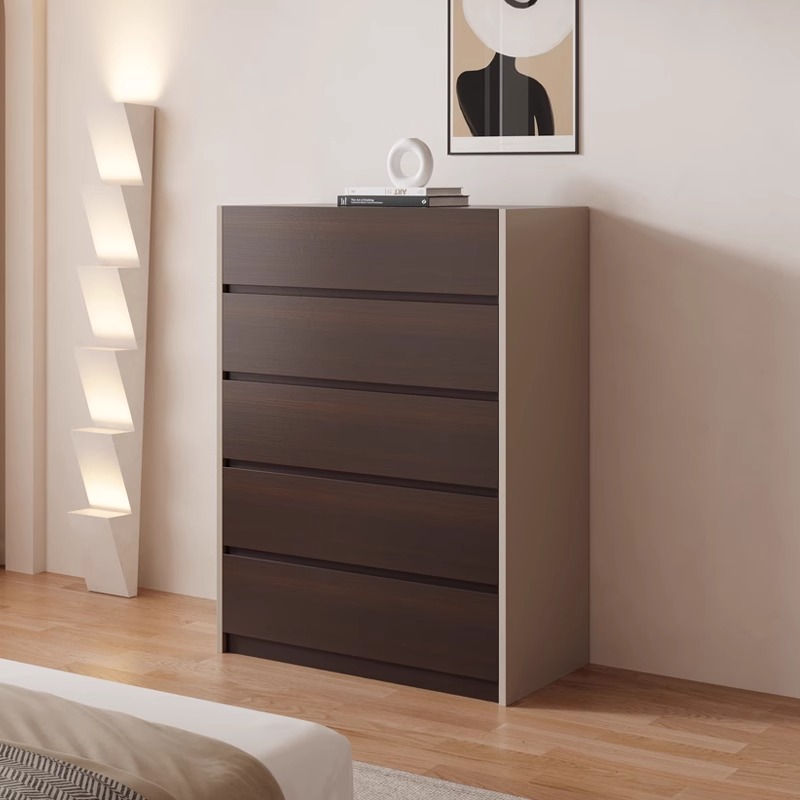 圣柏域中古风实木斗柜高级感卧室床尾收纳柜客厅简约大容量八斗柜