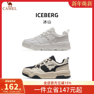 板鞋 2025新款 透气减震跑步鞋 鞋 百搭 骆驼冰山户外休闲鞋 子女鞋 女款