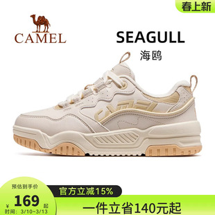 骆驼海鸥运动鞋女款2026秋季新款鞋子女鞋防滑透气休闲鞋板鞋女士