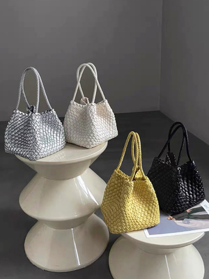 手工编织包菜篮子包女手提水桶包