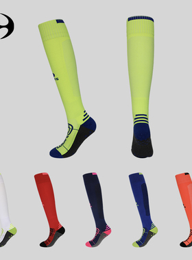 路克士695款防滑足球袜成人长款防滑条足球袜正品