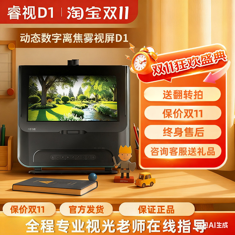 官网D1雾视屏远像光屏4L