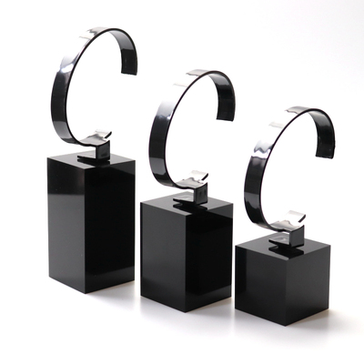 亚克力高档手表展示架黑色透明