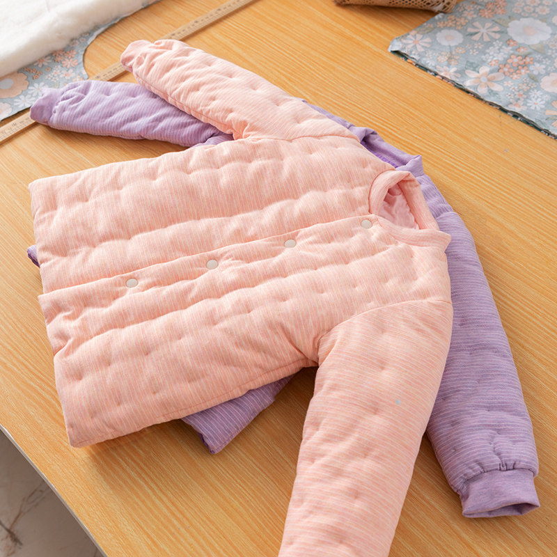 男童女童厚款冬季棉内穿保暖棉服