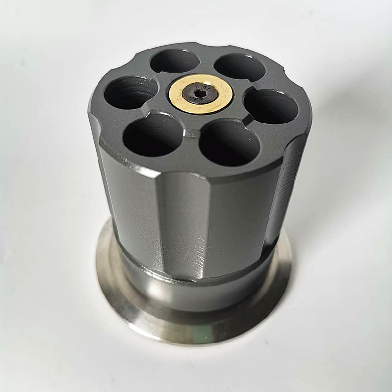 创意左轮笔筒304不锈钢全金属轴承旋转笔筒办公商务桌上摆件工艺