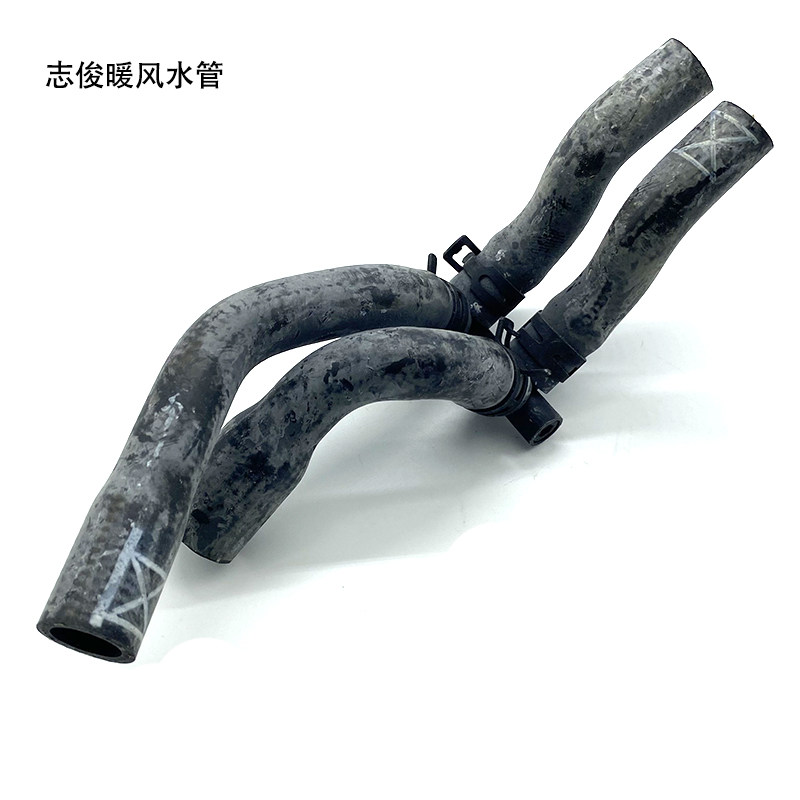 适用桑塔纳4000型志俊vista暖风水管橡胶管塑料四通接头配件