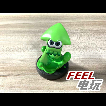 ^任天堂amiibo手办 喷射战士斯普拉遁 绿鱿鱼乌贼splatoon switch