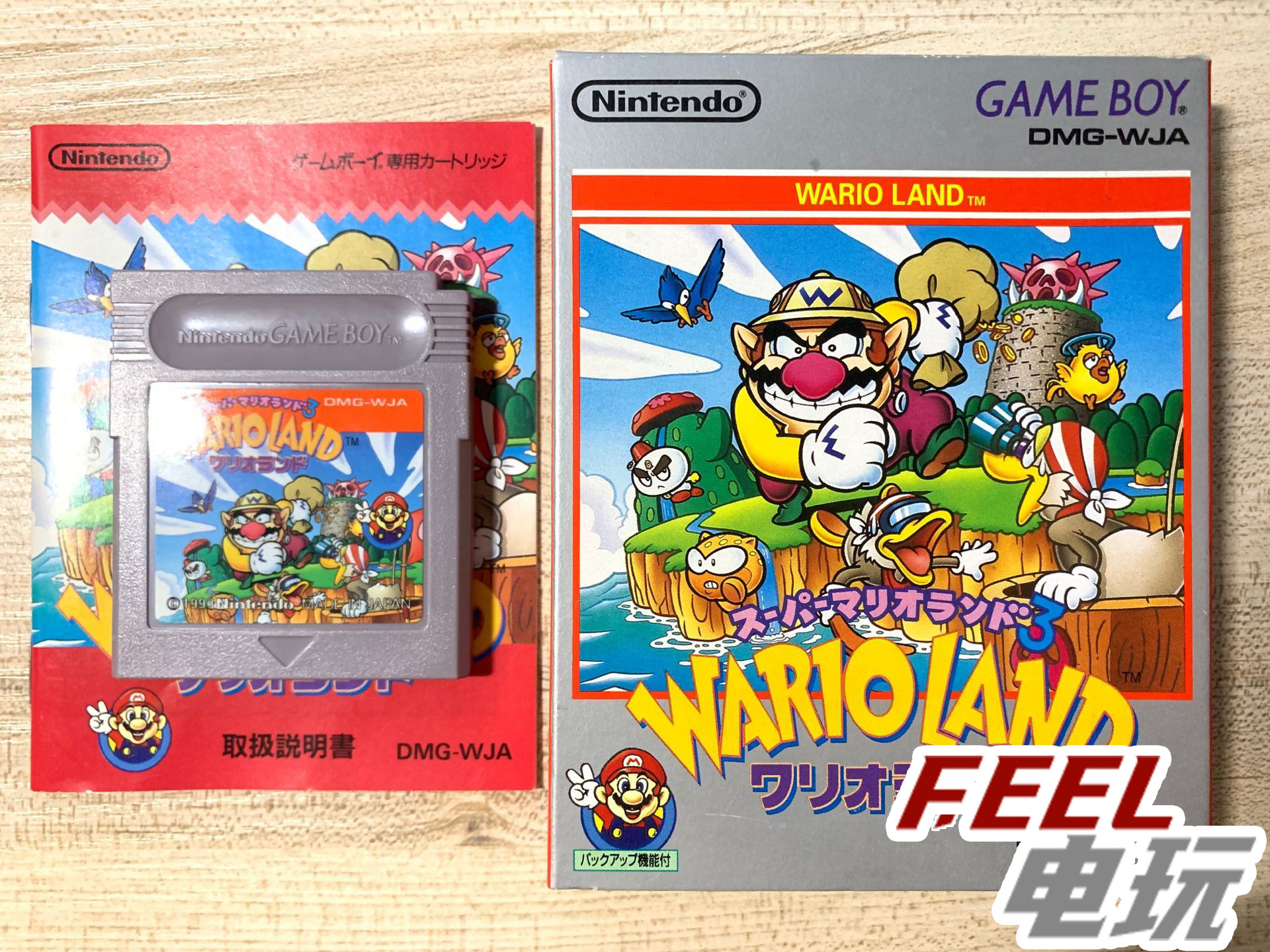 gb gbc gba 超级马里奥大陆3 瓦里奥大陆1 瓦力欧 曰版 送保护盒*