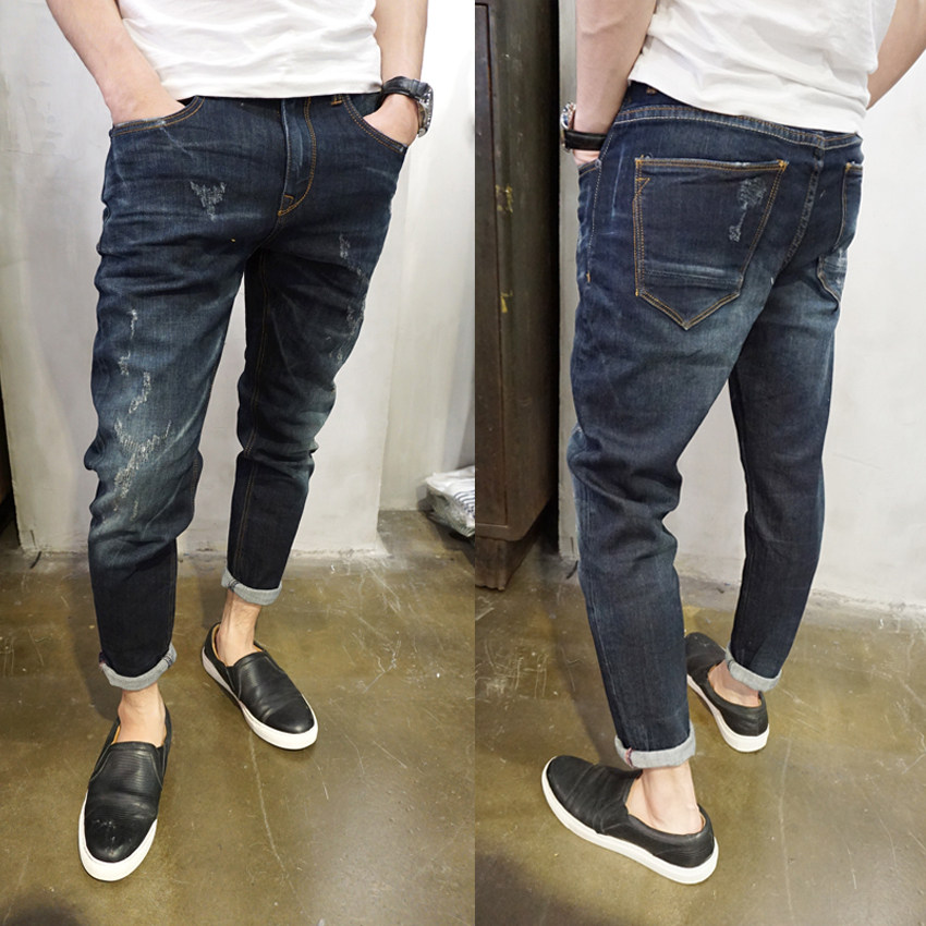 Jeans pour jeunesse en coton pour automne - Ref 1462642 Image 1