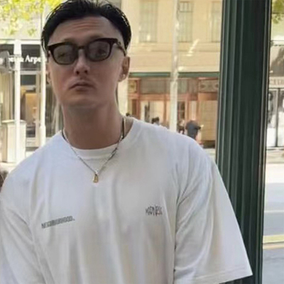 余文乐同款潮牌短袖t恤男