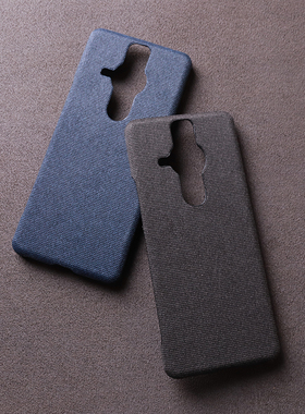 1VI适用索尼Xperia Pro-I手机壳ProI远峰蓝色牛仔布XQ-BE72保护套Pro1商务1IV防滑5III