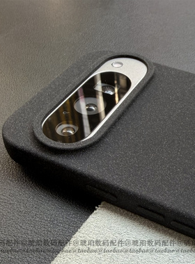 适用Google谷歌Pixel9ProXL手机壳大孔火山口硅胶软壳Pixel10磨砂防指纹Pixel8全包防滑7/6简约商务经典黑色