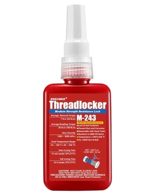 LOCTITE乐泰 242 Threadlocker 37418 - 487229螺丝密封固定剂胶