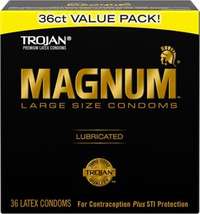 美国原装现货Trojan Magnum Condoms, Lubricated 36 Condoms