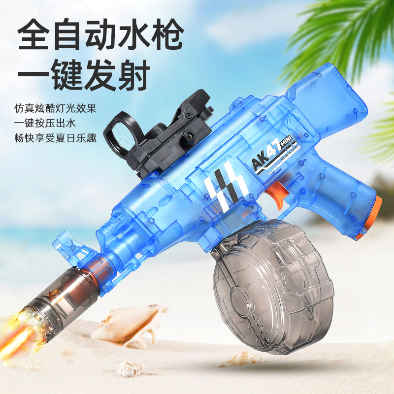 网红m416电动连发水枪电动水枪