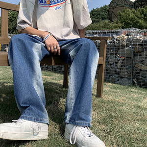男士牛仔裤夏季运动裤直筒宽松高街潮牌 227-2*C531*P50控68图片