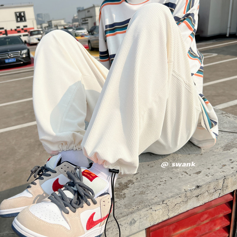 春夏新款休闲裤男 宽松直筒裤子 227-2*K290*P45控58图片