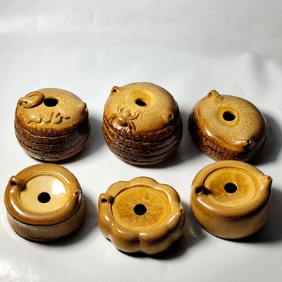 玉竹竹根雕刻原皮把玩件把壶纯手工工艺品文玩摆件文房用品