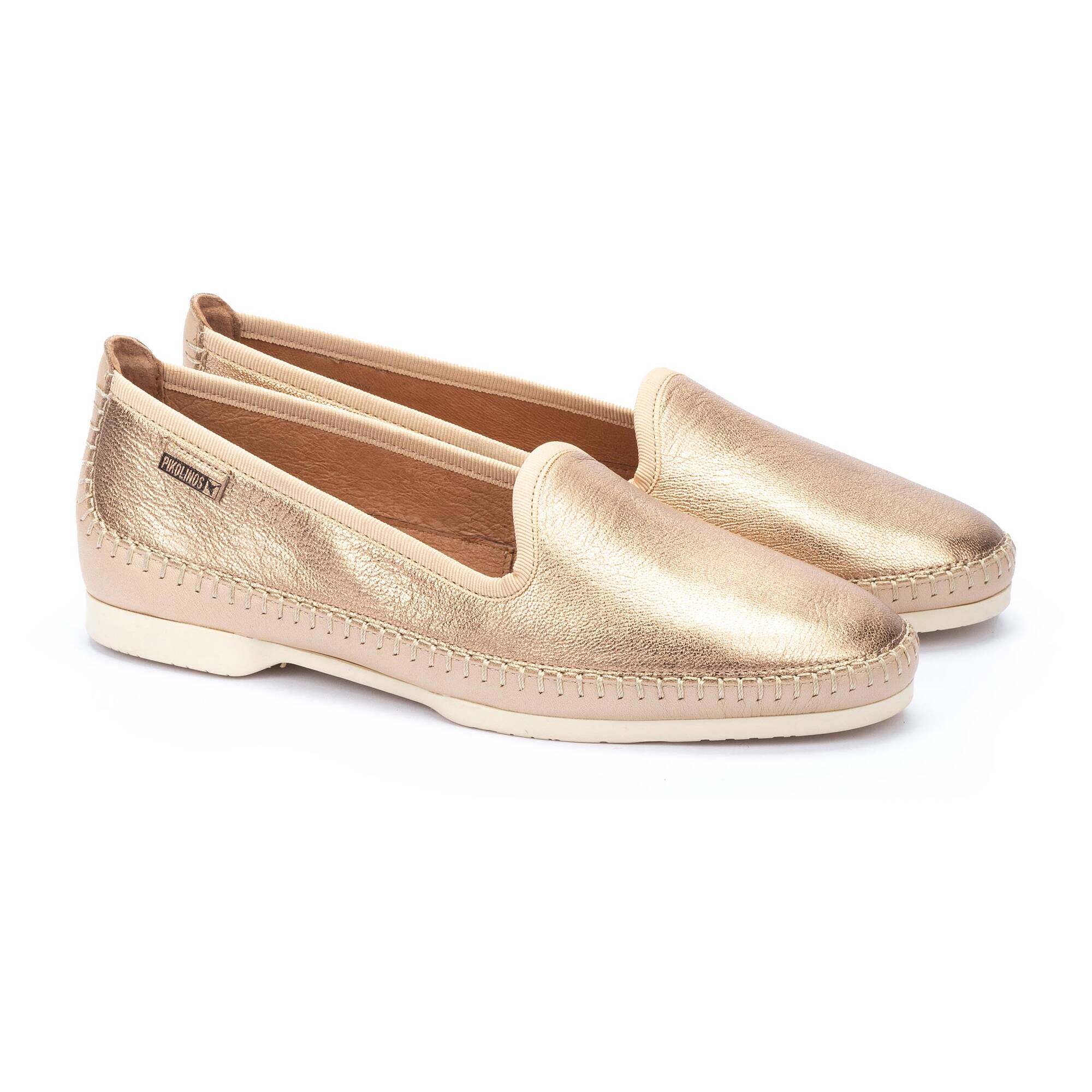 代购pikolinos派高雁女鞋2024春夏新款低跟透气休闲皮鞋 w6t-3861