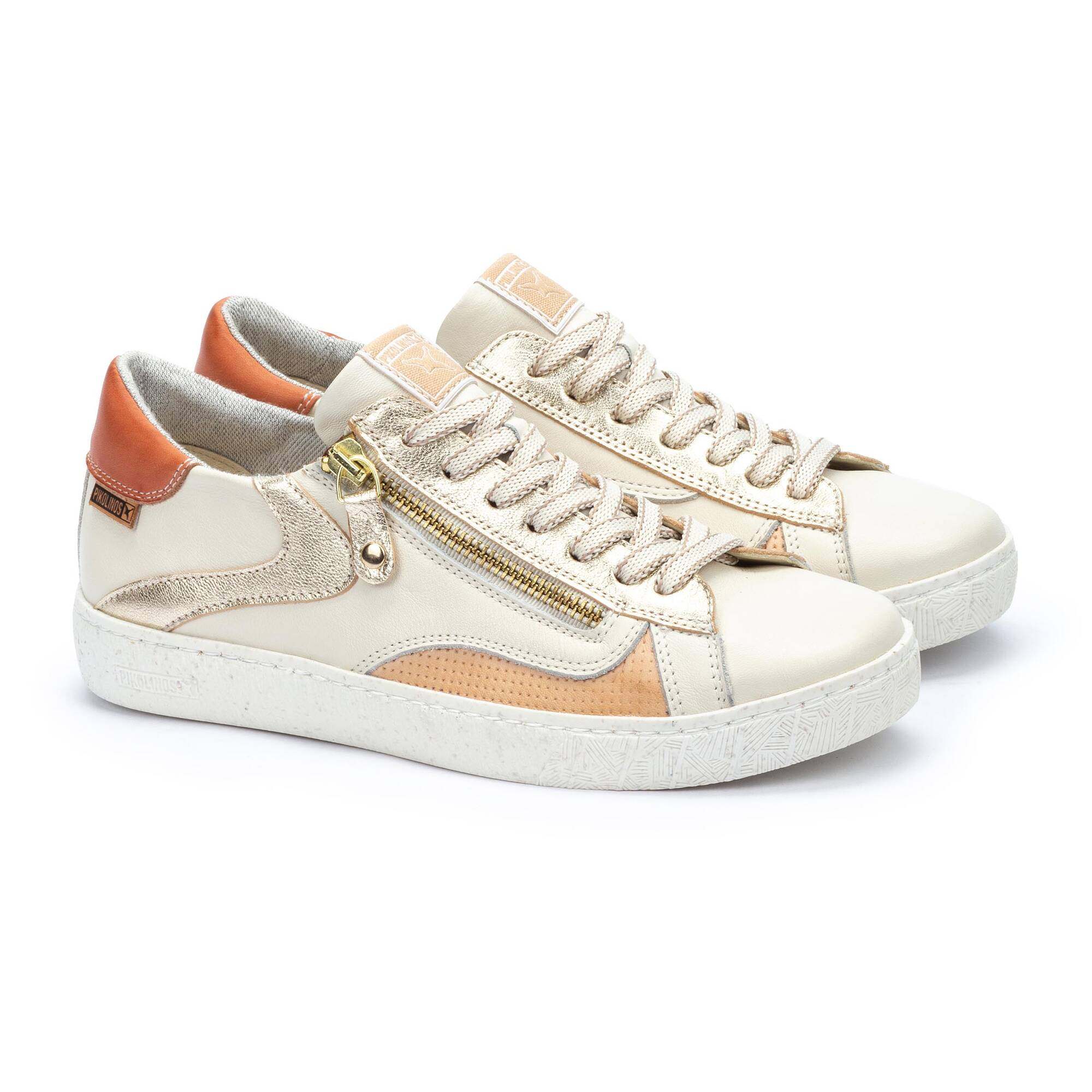 代购pikolinos派高雁女鞋2024春夏款运动休闲皮鞋板鞋 w7b-6978c1