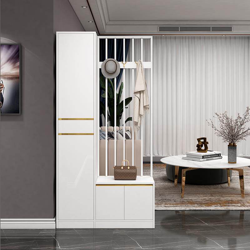 入户鞋柜玄关柜一体进门门厅隔断柜现代简约客厅屏风装饰柜可挂衣