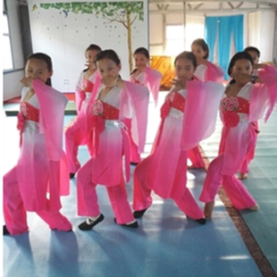 水袖舞蹈服古典七仙女表演出服装古代舞台表演古装民族服装新款女