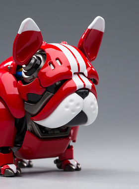 WHJ正品 机器狗斗牛犬法斗机器狗机械兽机甲可动潮玩模型玩具摆件