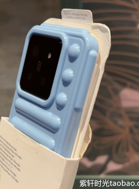 天蓝色立体创意胶囊适用三星S24ultra手机壳S23气垫防摔FE网红A55婴儿baby奶蓝色A35亮面ins风A15高级感防滑