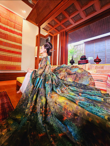 宫廷大摆裙多用装饰外套