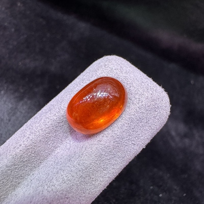天然芬达石戒面裸石汽水颜色石榴石旦面光面可镶嵌戒指吊坠9.28ct