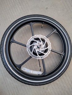 八方一体后轮电机48v20寸 带碟片带轮胎变速飞轮款