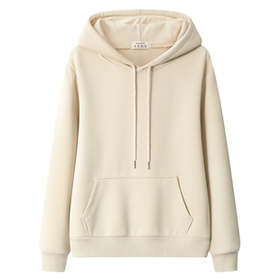 冬季 上衣薄款 加厚宽松外套潮 春秋正肩卫衣女连帽加绒大码 2025新款