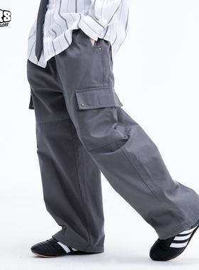 JAC梦想家童装【日常裤王】26春款新款男童女童长裤灰色工装裤