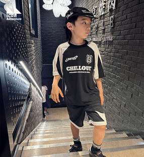 T恤亲子 速干网孔球服儿童运动球服速干短袖 6折捡漏no退换