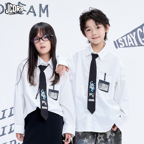 JAC梦想家童装可拆卸领带衬衫