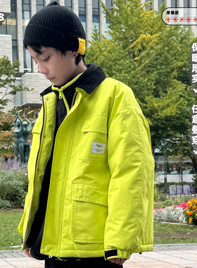 JAC梦想家童装◆FW25限定色~棒球棉服防水男女童保暖外套