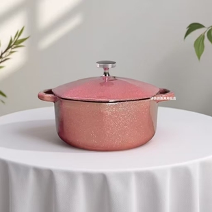 出口10cm八棱炖盅迷你锅小号铸铁珐琅锅炖燕窝银耳蒸蛋羹烤布丁