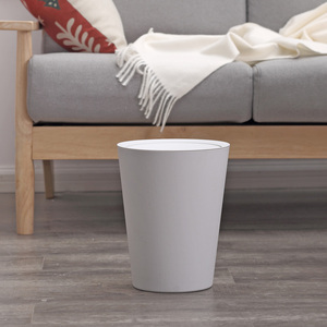 10.8元包邮  汉世刘家 摇盖垃圾桶 10升