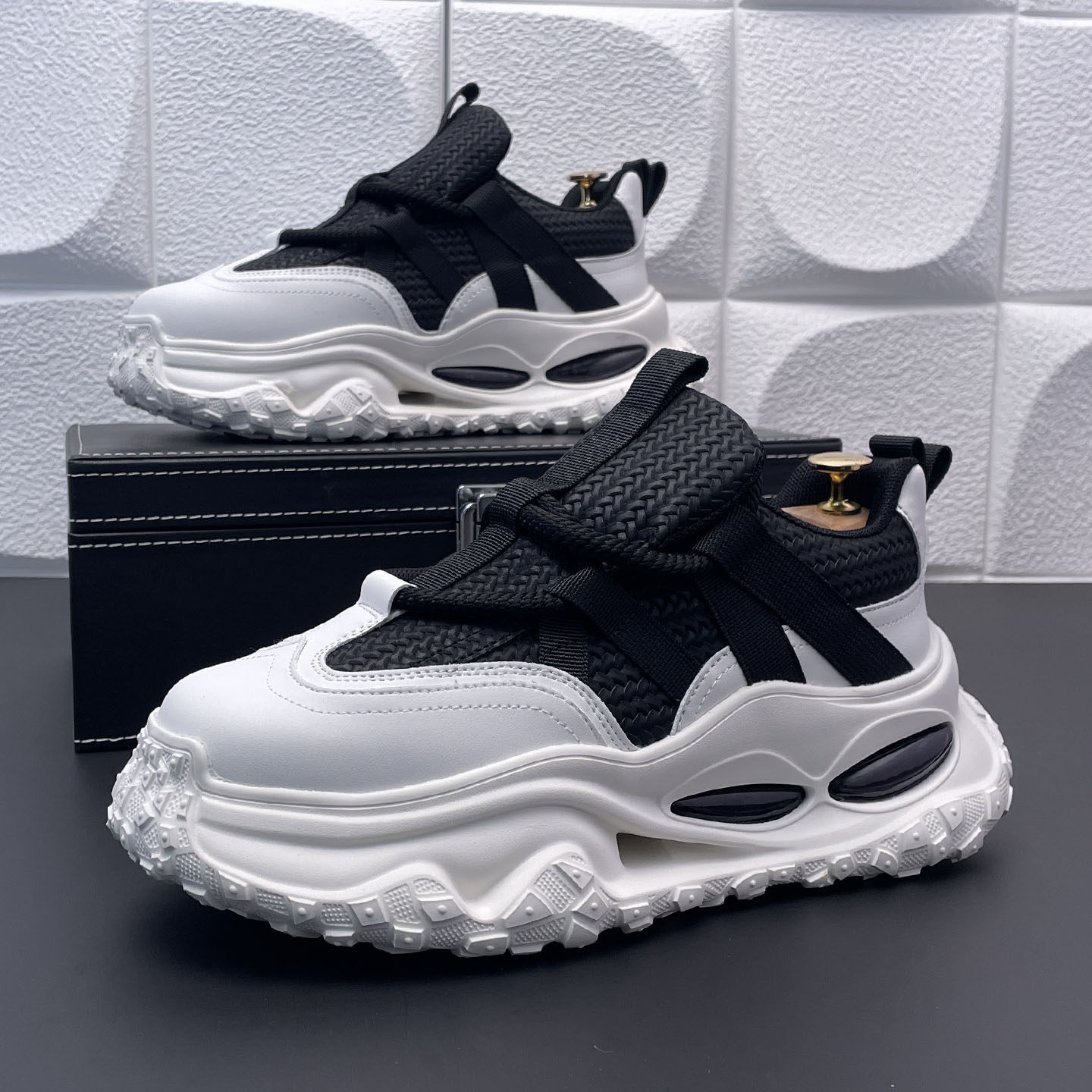 老爹鞋男士厚底冬季时尚百搭内增高运动休闲潮鞋个性百搭超火鞋子