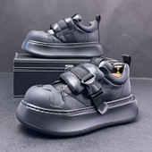 板鞋 个性 厚底冬季 高级感男鞋 时尚 内增高老爹鞋 百搭潮流运动休闲鞋