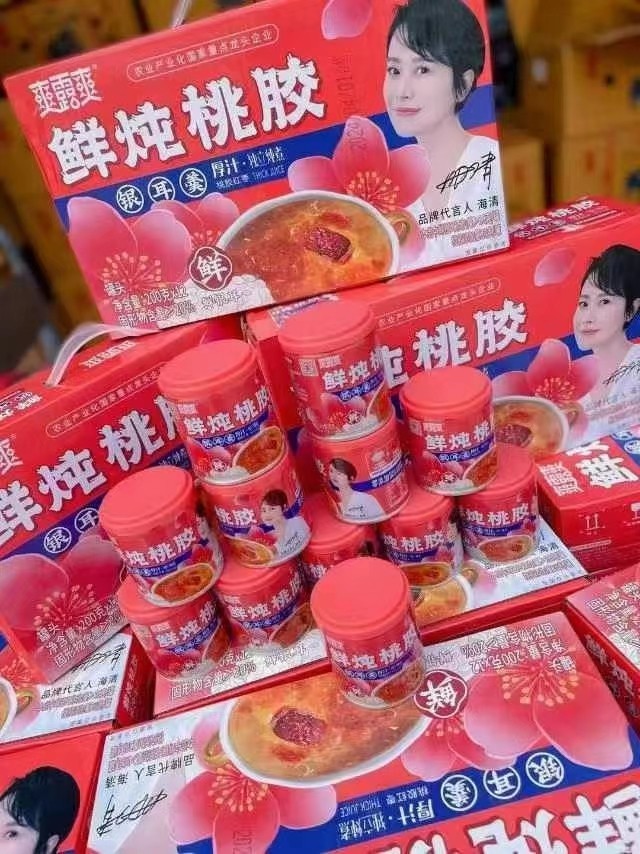 爽露爽鲜炖桃胶银耳羹菌类罐头