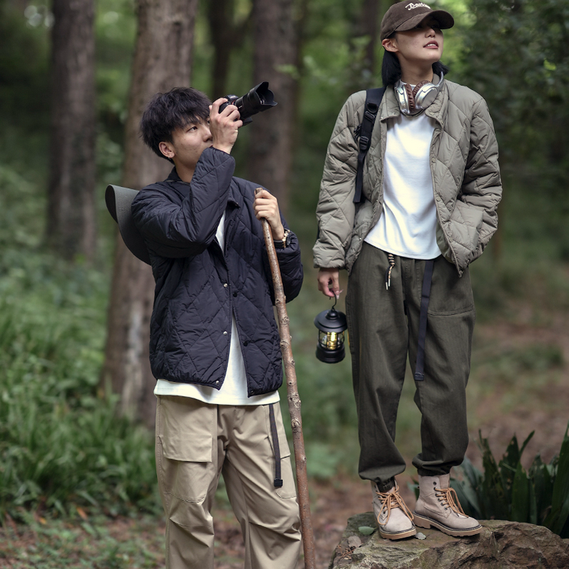 出口单！长袖棉服外套男女款