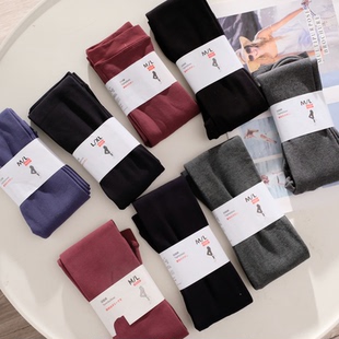 袜踩脚连裤 日系女士绒面打底裤 袜 2024秋冬新款 秋冬bi入