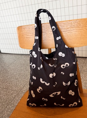 uutao原创 轻便可折叠环保袋单肩购物袋旅行折叠包袋便携手拎袋